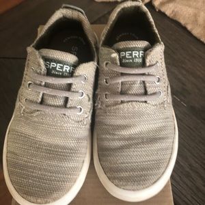 Sperry tan tennis shoe toddler size 9